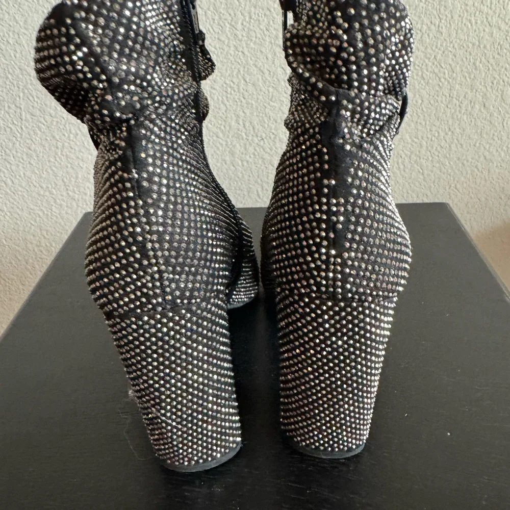 Gianni Bini Black Heeled Boots - Picture 7 of 7